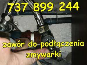 zawór do podłączenia zmywarki